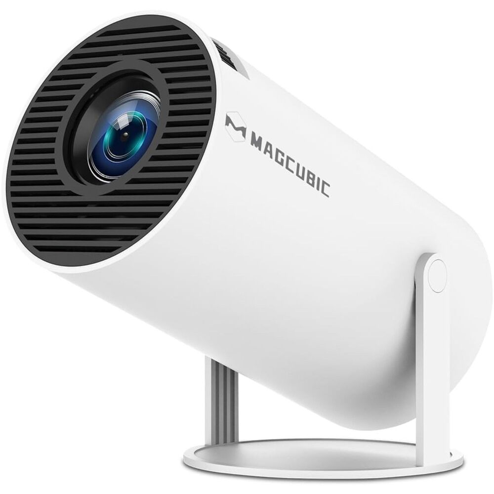 HY300PRO Mini Projector with WiFi and Bluetooth, 4K Support Smart Portable